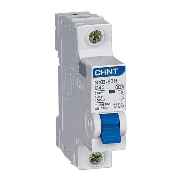 Chint NXB-63H single-pole type C circuit breaker, 32 A
