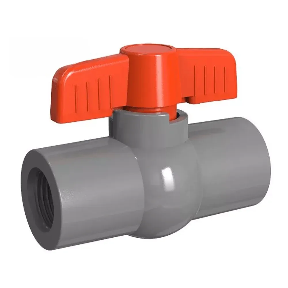 Era UCB01 compact PVC ball valve, 1/2 inch