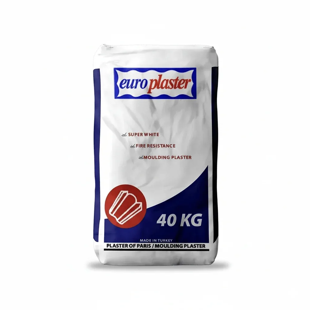Europlaster Plaster of Paris (P.O.P) cement, 40 kg