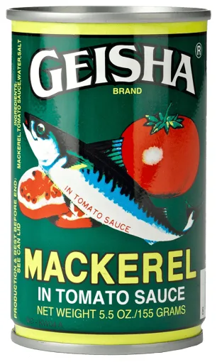 Geisha mackerel in tomato sauce, 155 g