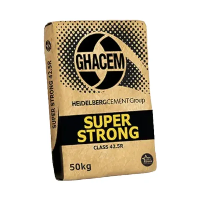GHACEM Super Strong 42.5R cement, 50 kg bag