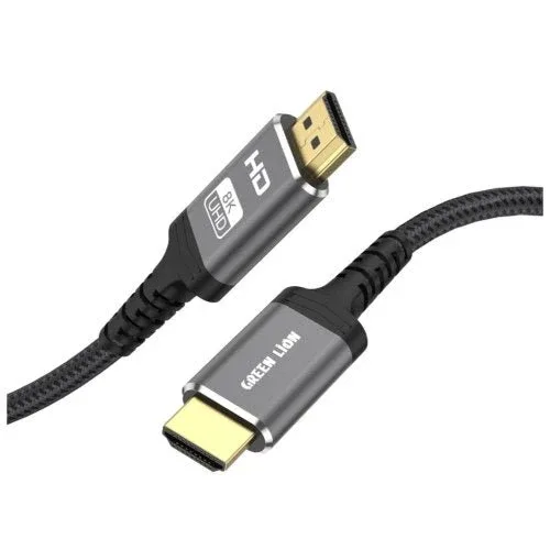 Green Lion 8K HDMI Cable 2 m, Braided