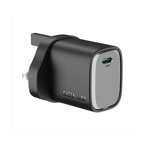 Green Lion Supra 20 W GaN Wall Charger, UK Plug