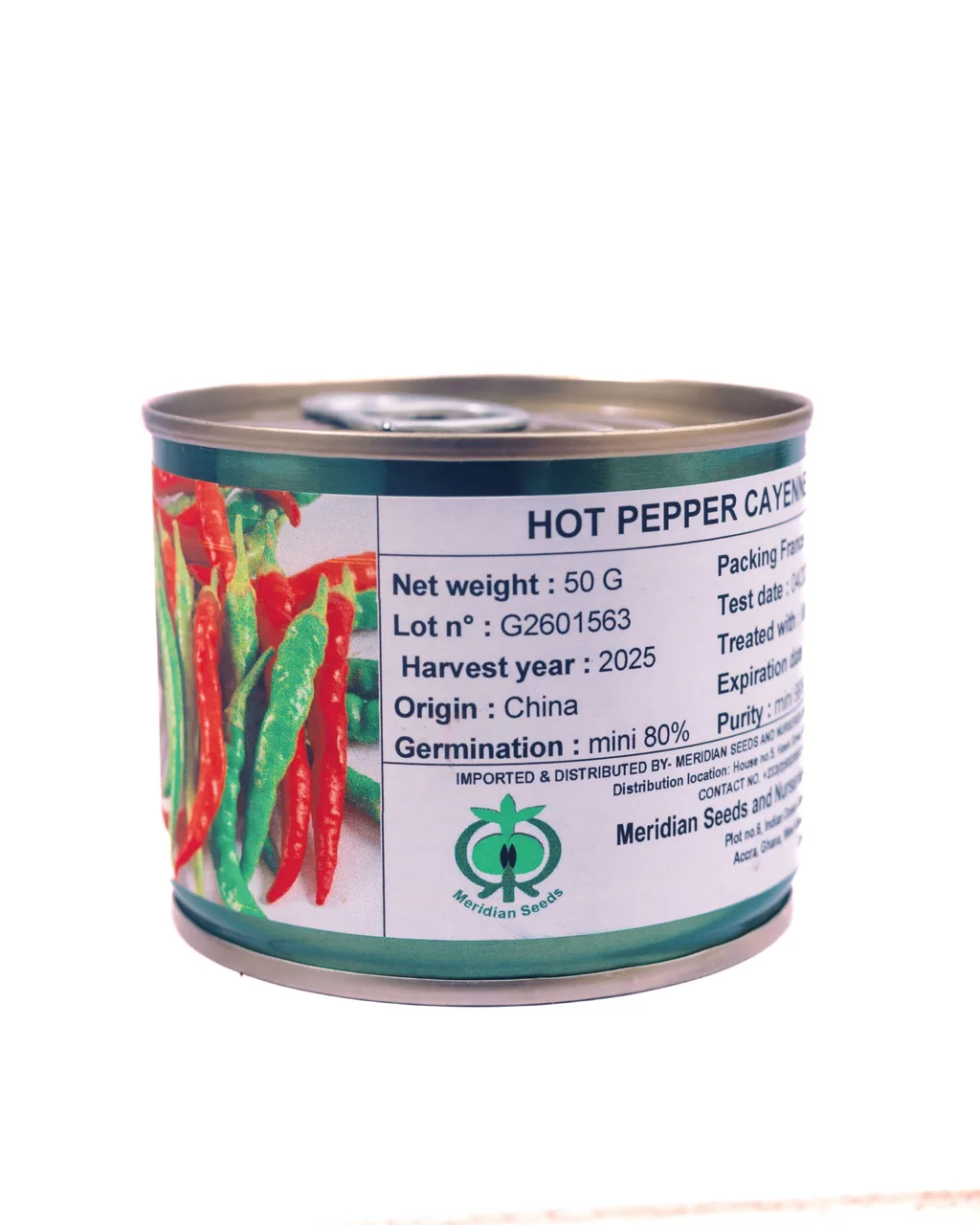 GSN hot pepper Cayenne seed, 50 g