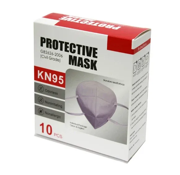 KN95 protective face masks, pack of 10