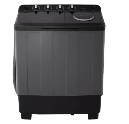 LG 8 kg Twin Tub Washing Machine, Dark Grey