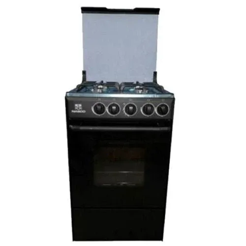 Nasco Sniper 50 x 55 cm Gas Cooker, Black