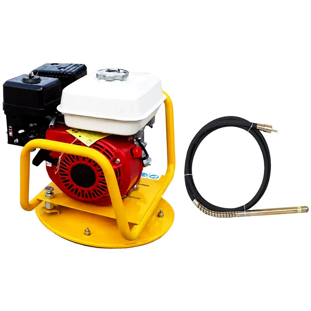 Power 6.5 HP petrol concrete vibrator with 38 mm poker, ZB50E38