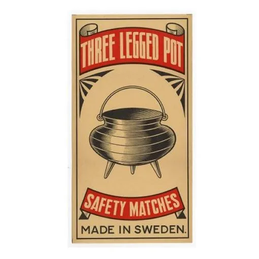 Three Legged Pot matches, 3 boxes