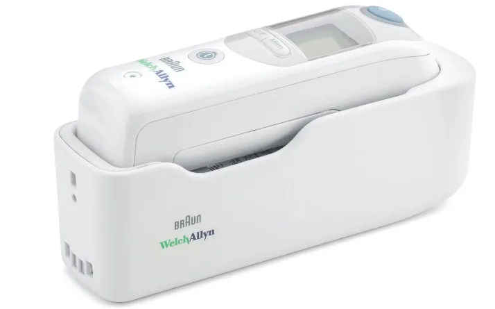 Welch Allyn Braun ThermoScan PRO 6000 ear thermometer with small cradle