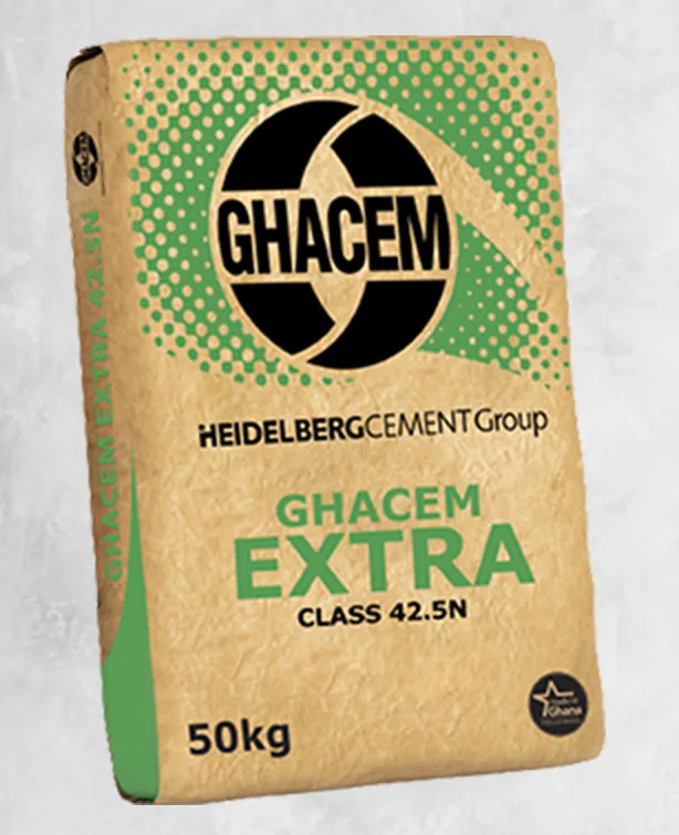 Ghacem Extra 42.5N cement, bulk or 50 kg bags