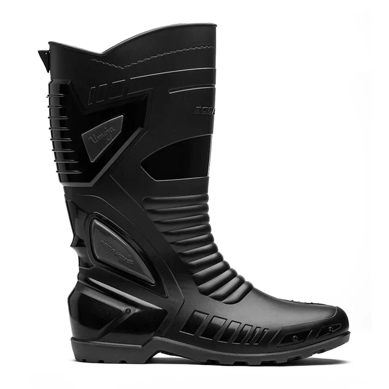 Universal Boda Moto Biker Boots, Black
