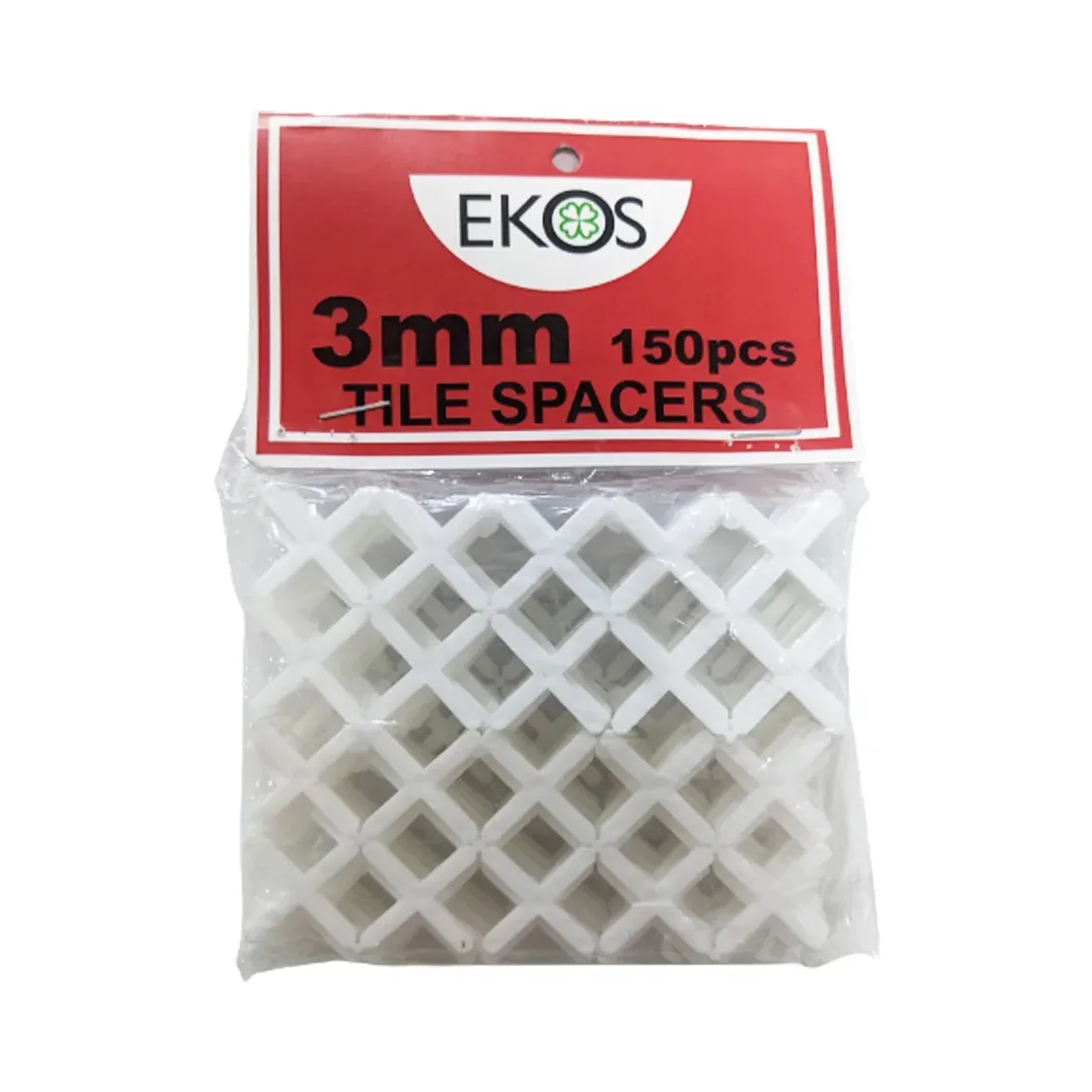 Ekos 3 mm Plastic Tile Spacers, Pack of 150