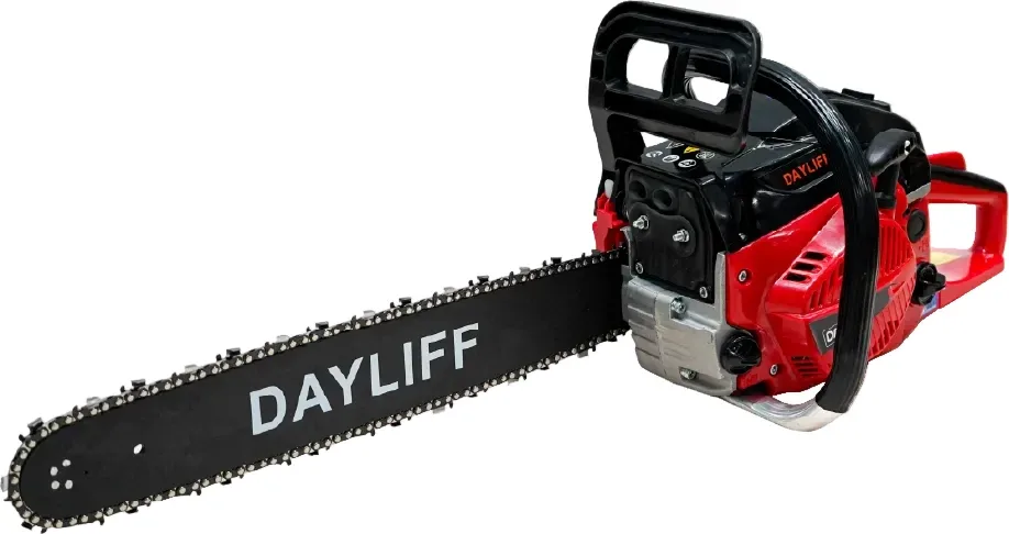 Dayliff DCUT 55 msumeno wa mnyororo wa petroli, inchi 22