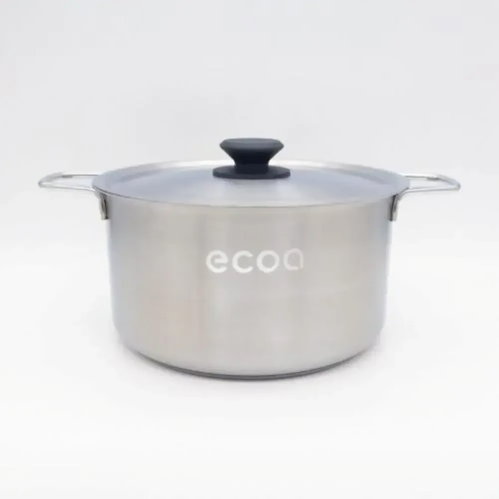 Ecoa Stainless Steel Pot with Lid 6 L