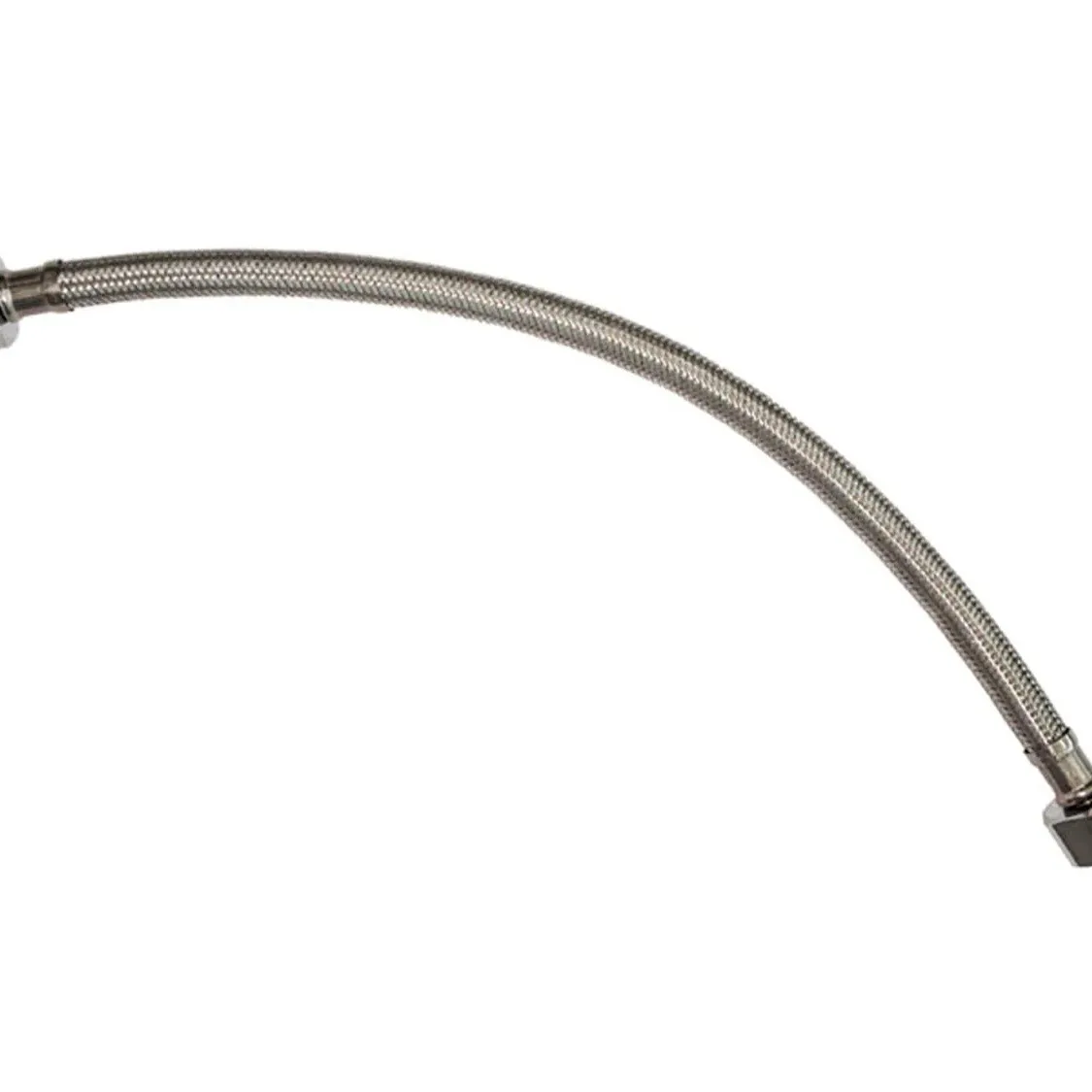 Flexible tap connector, chrome, 15 x 350 mm