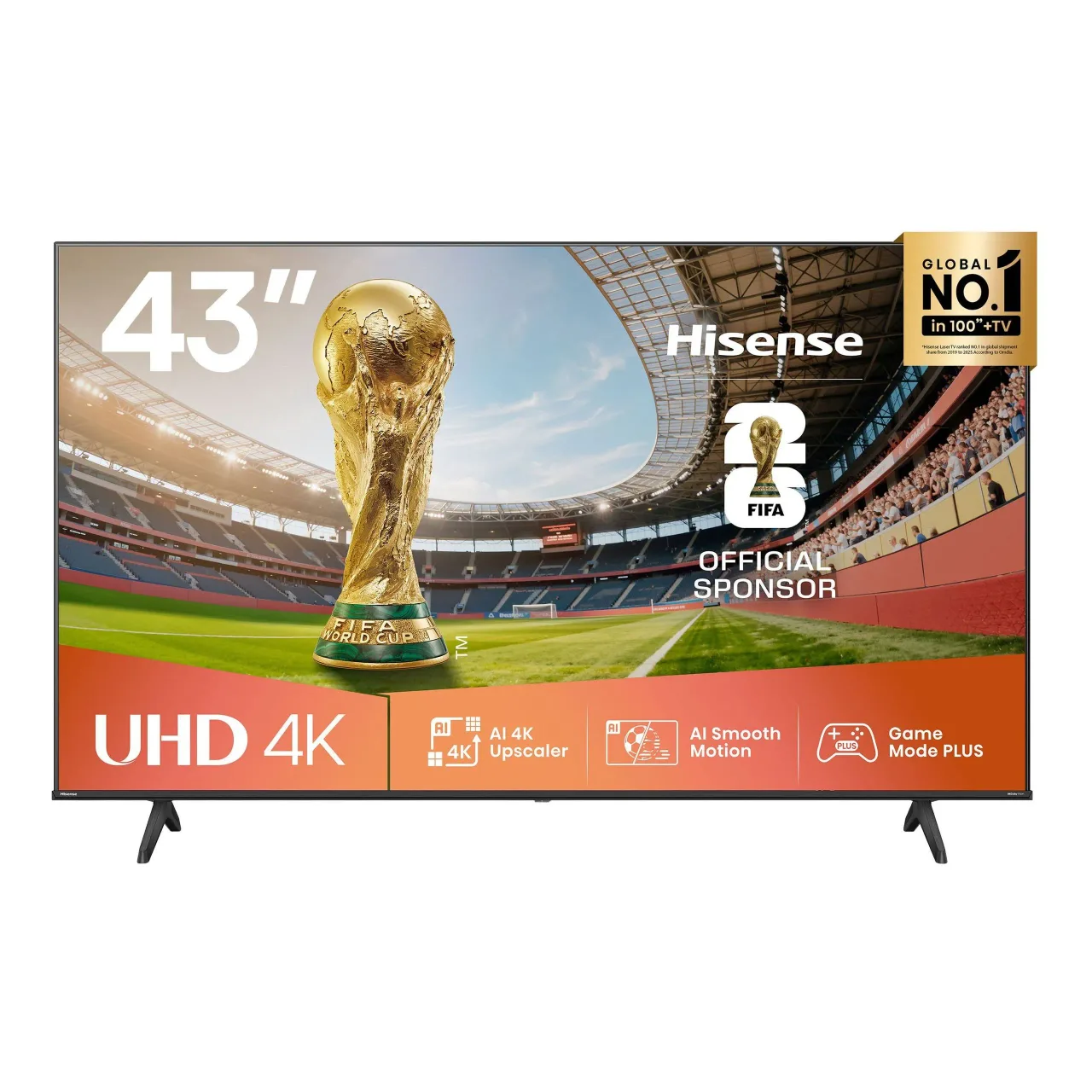 Hisense 43-inch 43A6Q 4K smart TV
