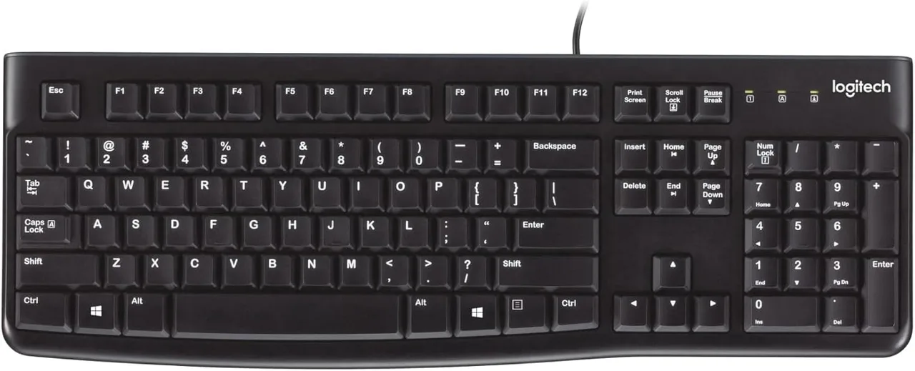 Logitech K120 wired USB keyboard