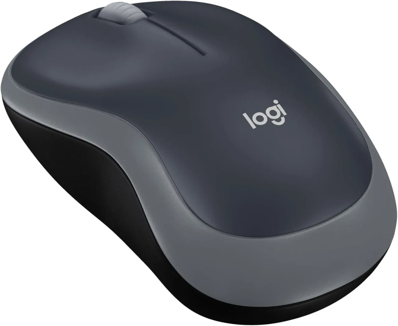 Logitech M185 wireless mouse, grey