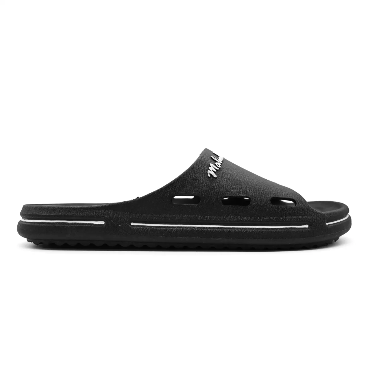 Nkatha Slide Sandals, Black