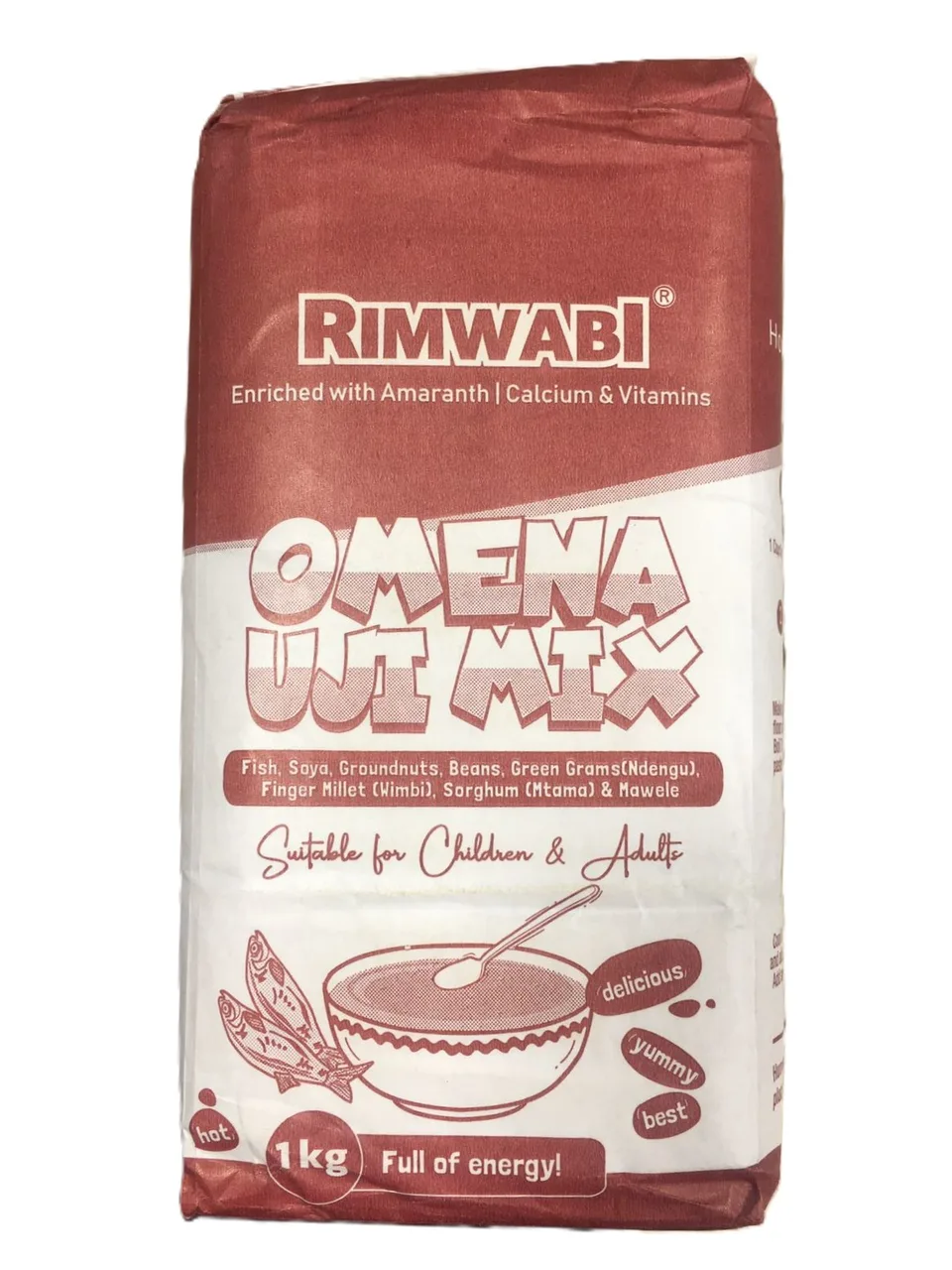 Unga wa uji wa mchanganyiko na omena Rimwabi kilo 1