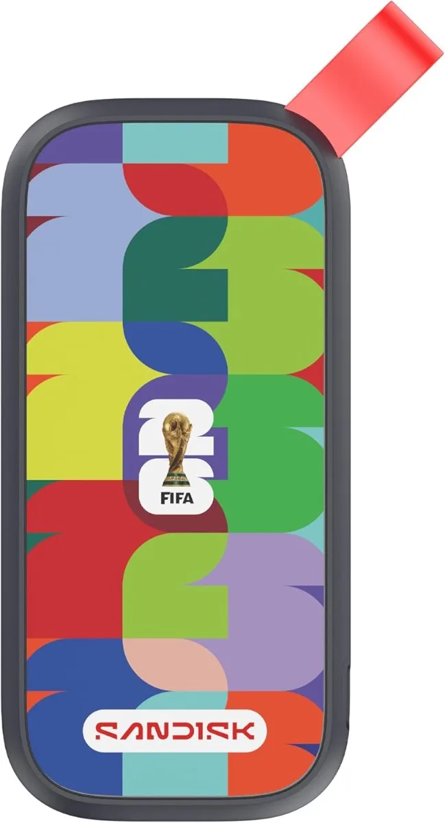 SanDisk Portable SSD TB 1, toleo la FIFA World Cup 2026
