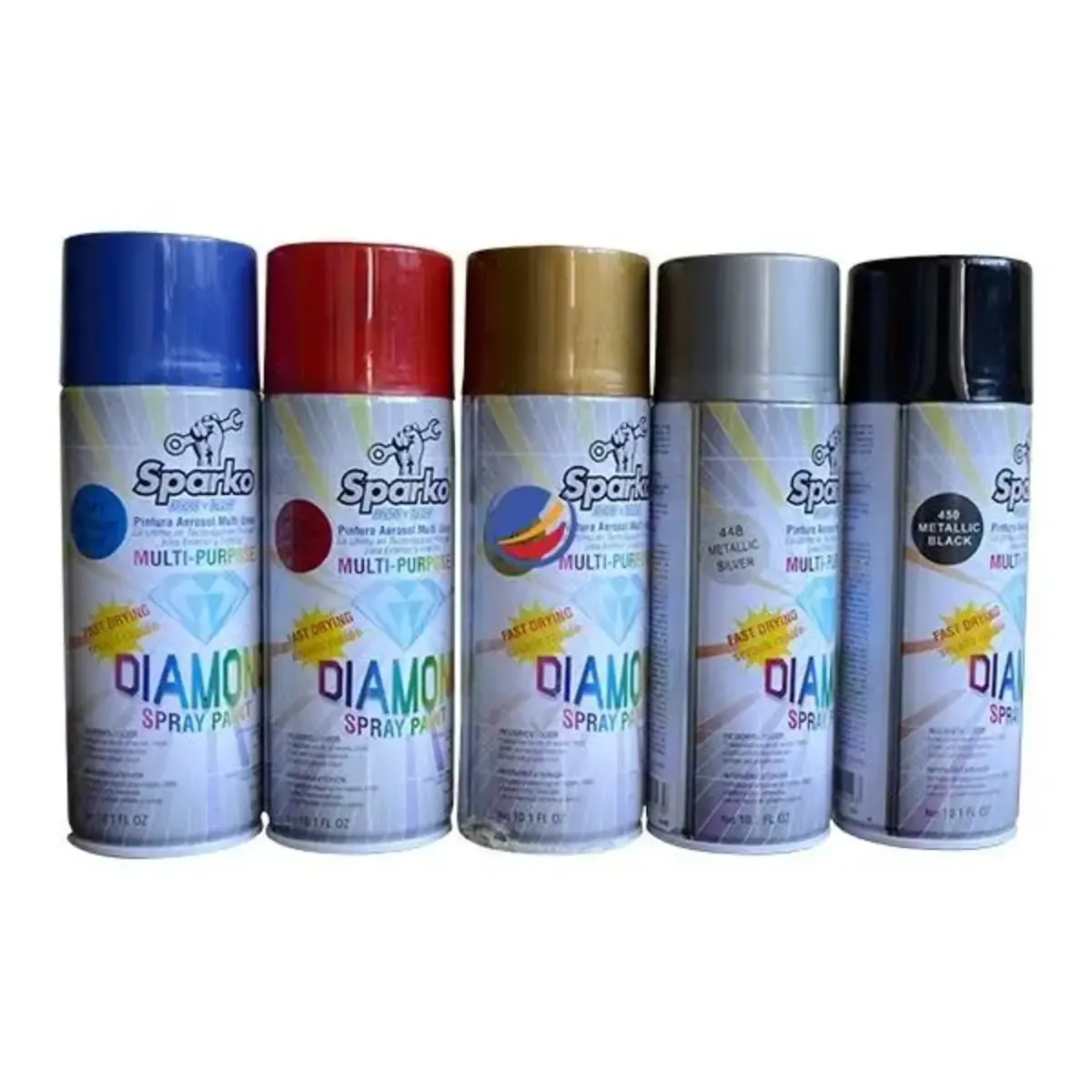 Sparko Diamond Spray Paint 300 ml, Assorted Colours