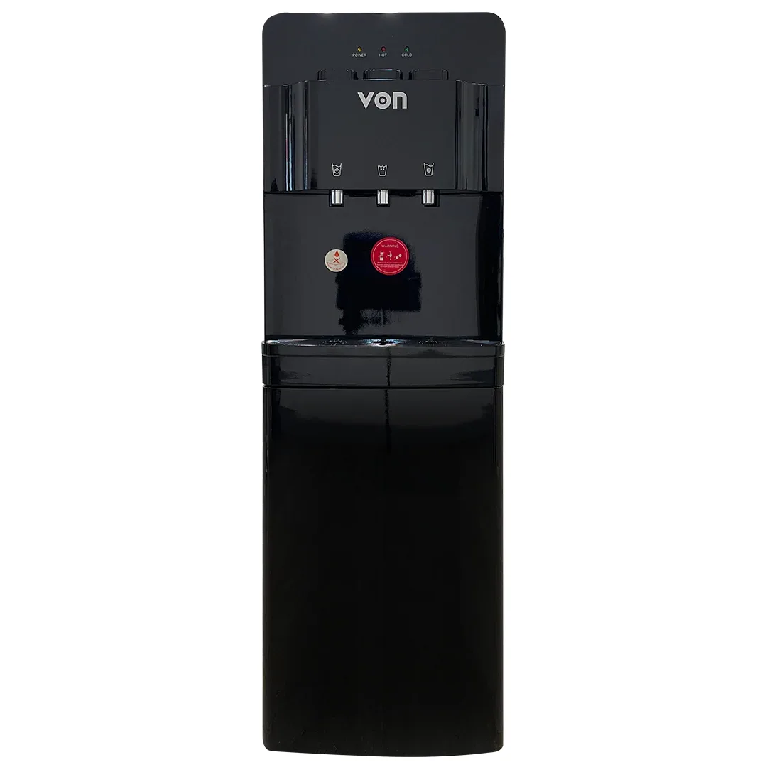 Von VADL2211K hot and cold water dispenser with cabinet