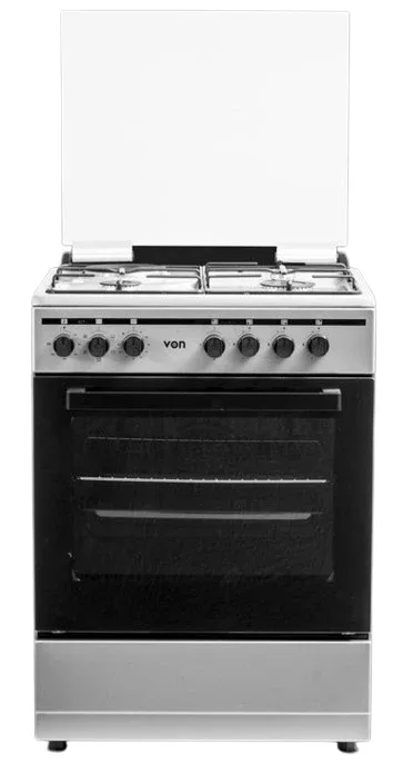 Von VCF664041FSY cooker 4 gas burners with electric oven, 60 x 60 cm