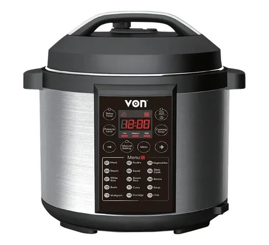 Von VSCP60MMX electric pressure cooker 6 L, 1,000 W
