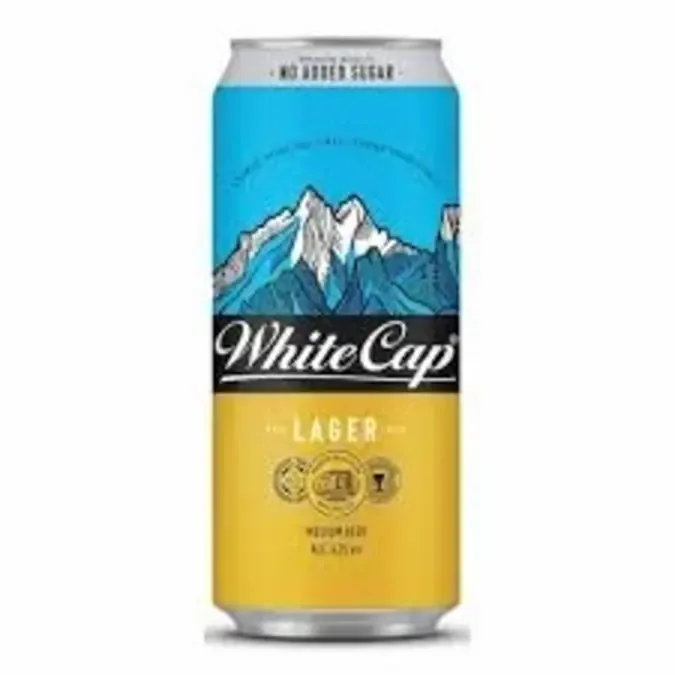 White Cap Lager Can 500 ml