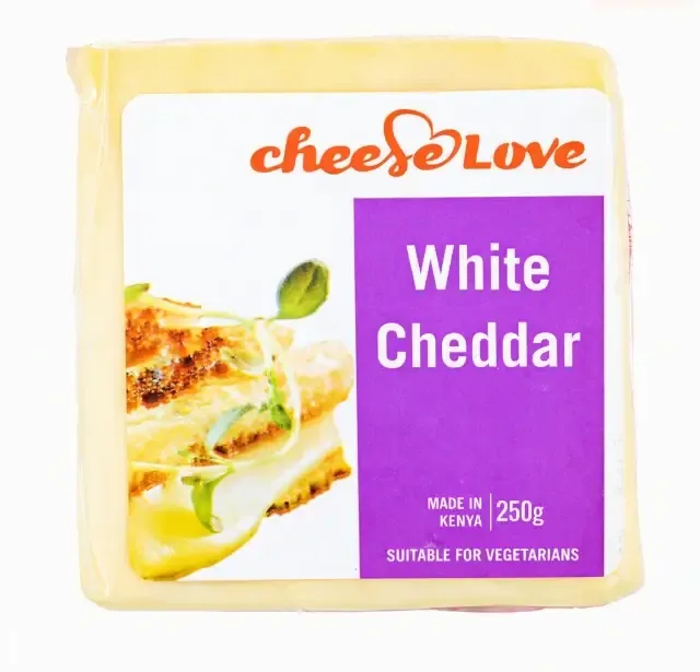 Jibini ya cheddar Cheeselove gramu 250