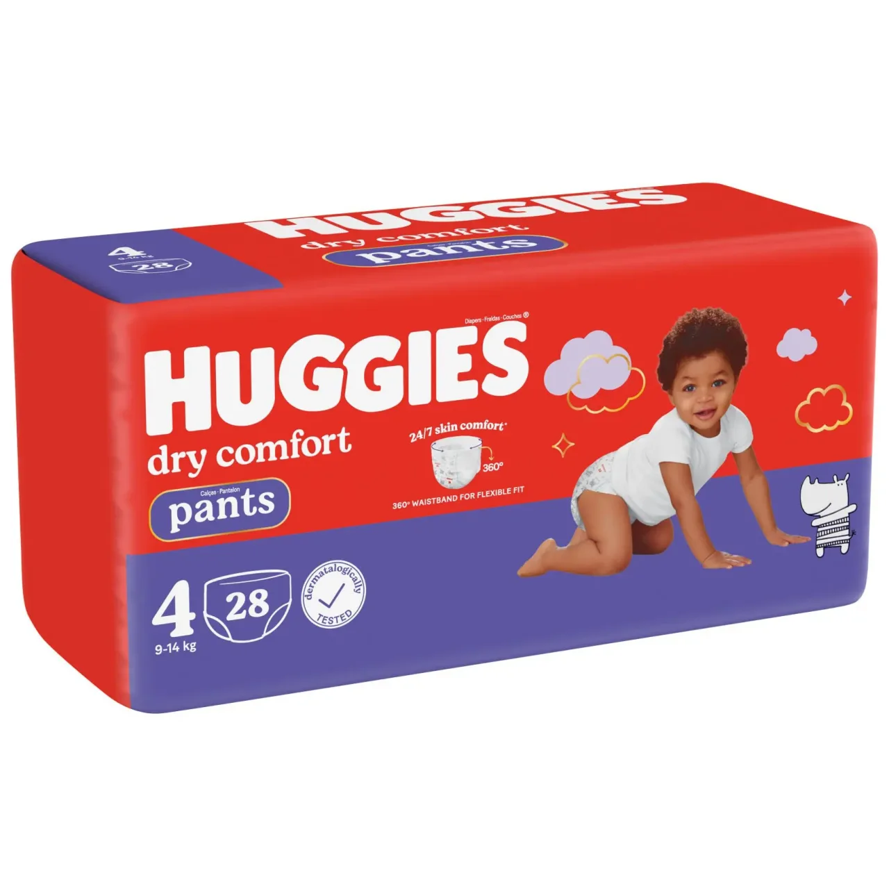 Huggies Dry Comfort Pants Size 4, 28 Pants
