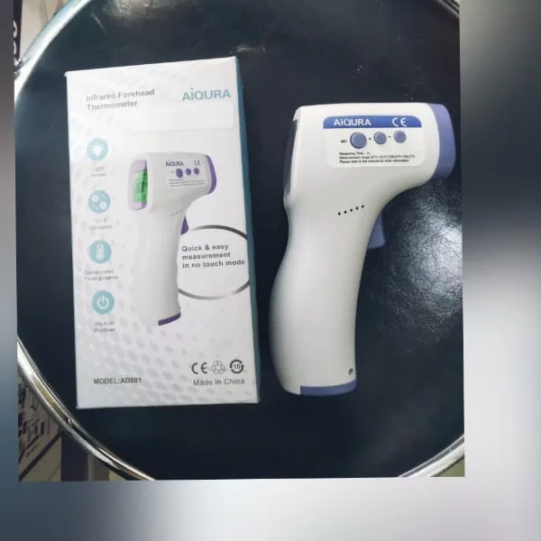Digital infrared forehead thermometer (thermogun)