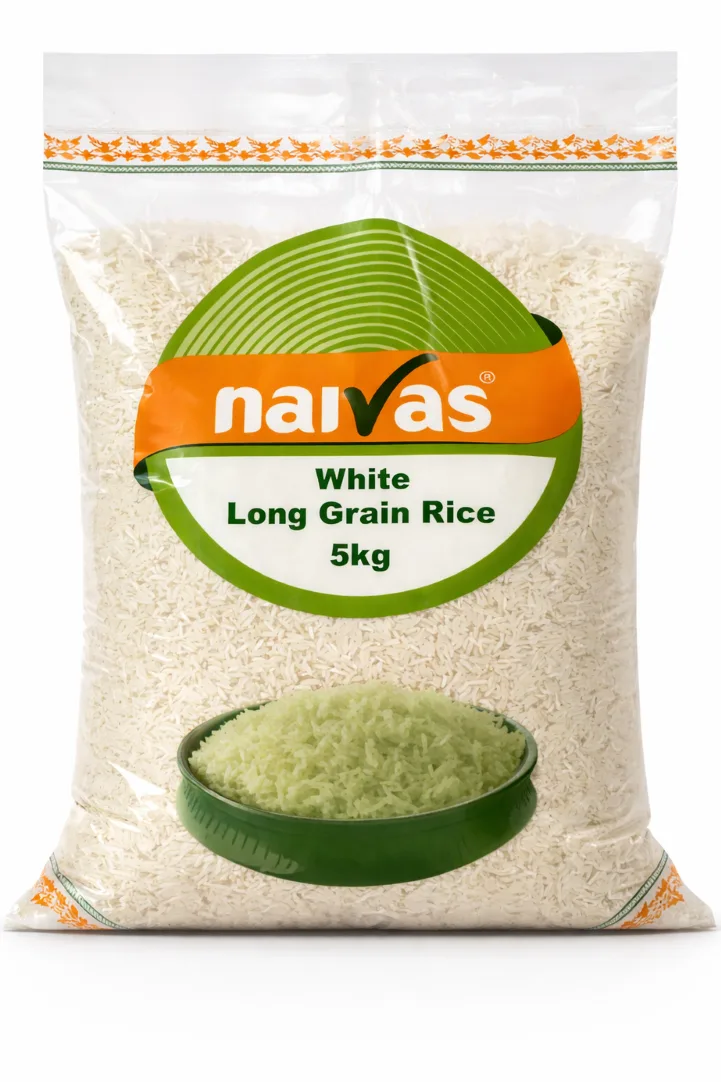 Mchele mweupe wa punje ndefu Naivas kilo 5