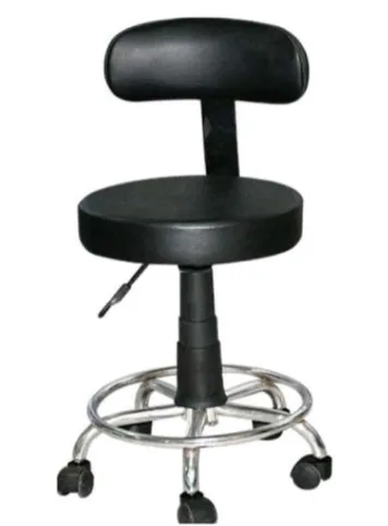 Surgeon stool with backrest