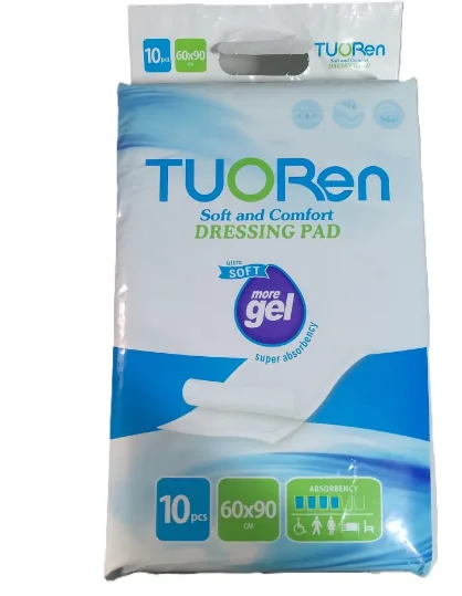 Disposable underpads 60 x 90 cm, pack of 10