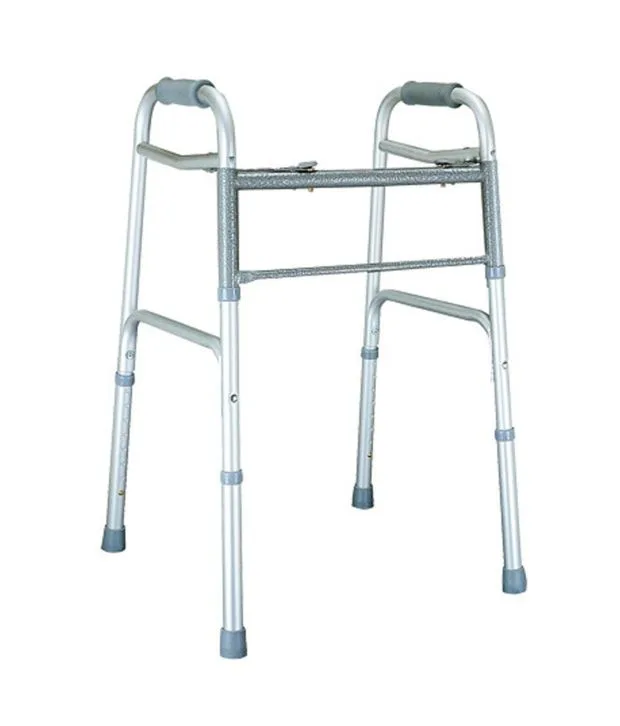 Folding walking frame
