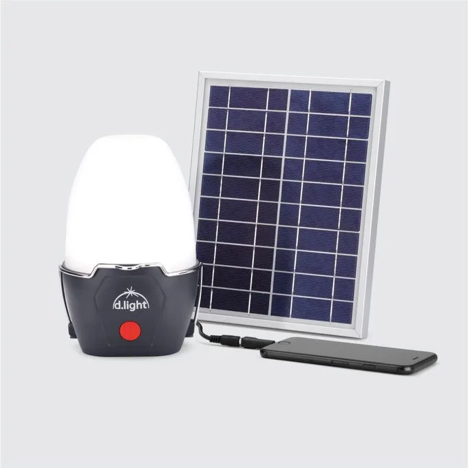 d.light S670 solar lantern with phone charging