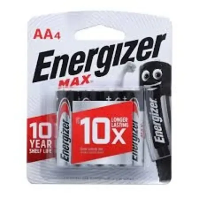 Energizer Max AA batteries (pack of 4)