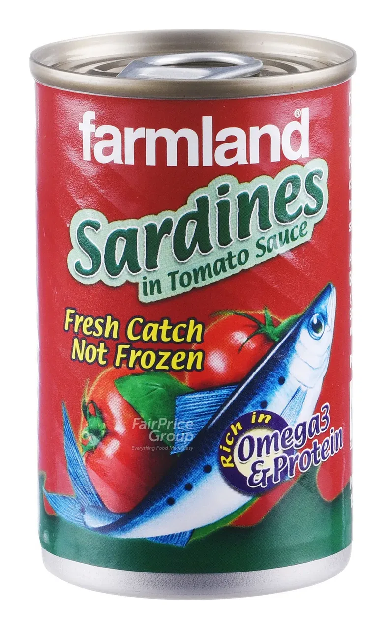 Farmland sardines in tomato sauce, 155 g