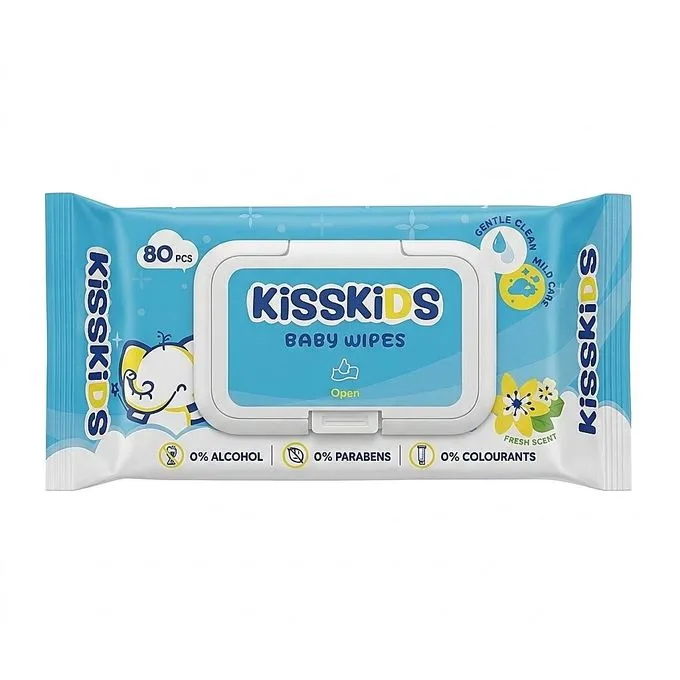 KissKids baby wipes (80)
