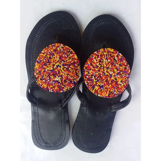 Maasai beaded sandals