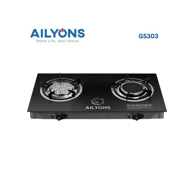 Two-burner gas cooker