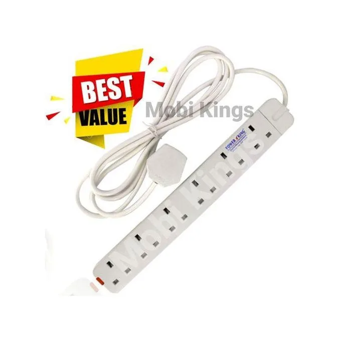 Power King 6-way extension cable 2 m