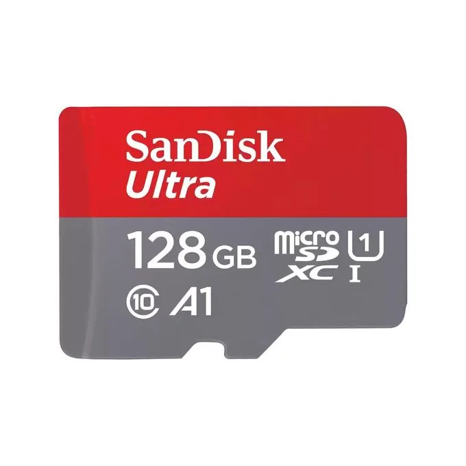 SanDisk Ultra microSD card 128 GB with adapter