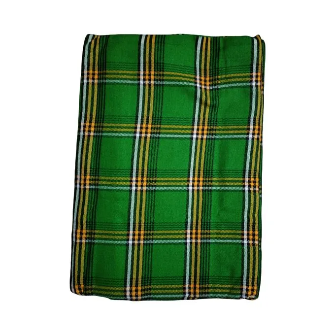 Maasai shuka, green check