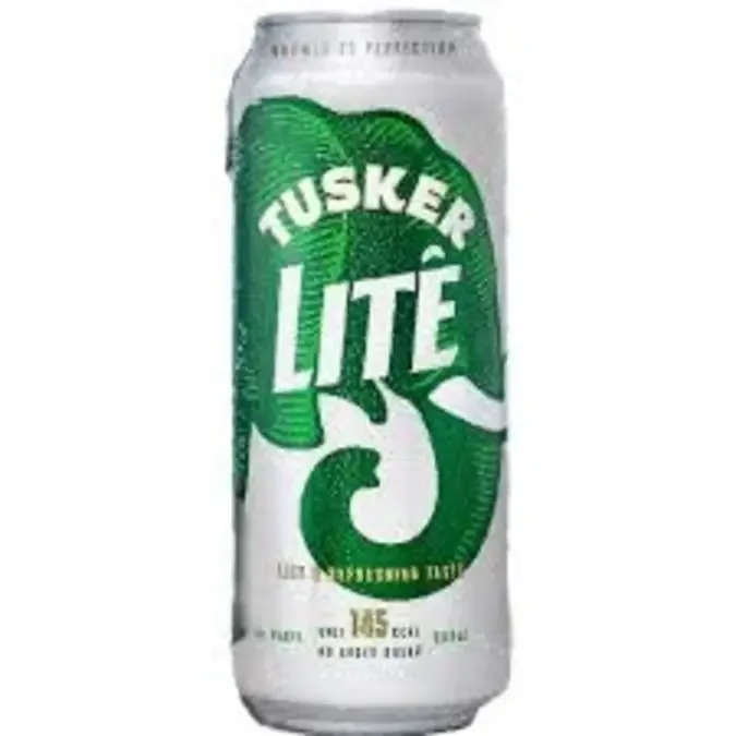 Tusker Lite can 500 ml