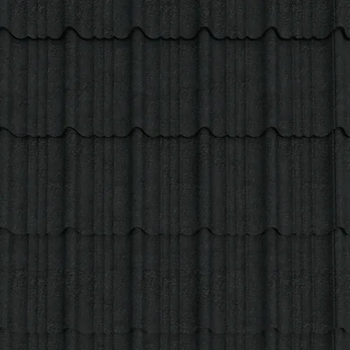 Versatile painted steel roofing tiles