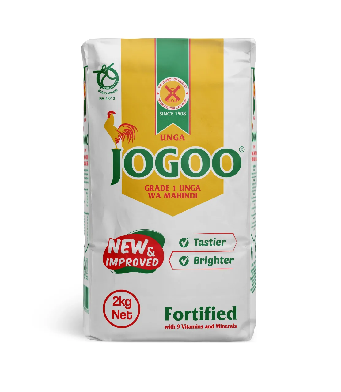 Jogoo sifted maize meal, 500 g to 10 kg packs